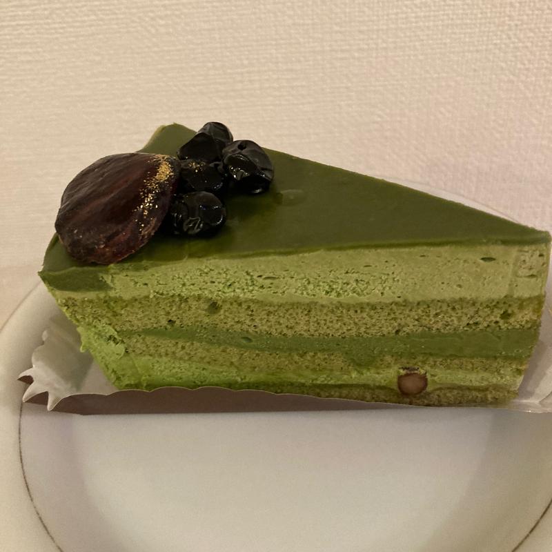 プレミアム濃い抹茶のケーキ(不二家 数寄屋橋店)