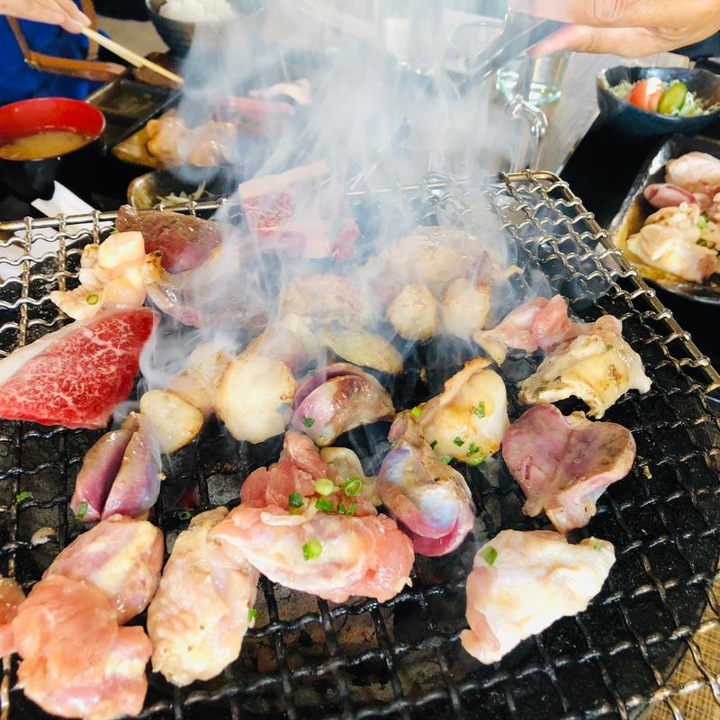 七輪炭火焼(七輪炭火焼しみず｜清水精肉店)