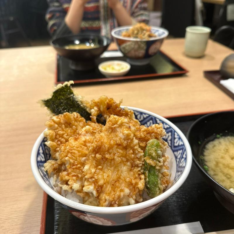 鶏かしわ天丼(海老天丼 こし)