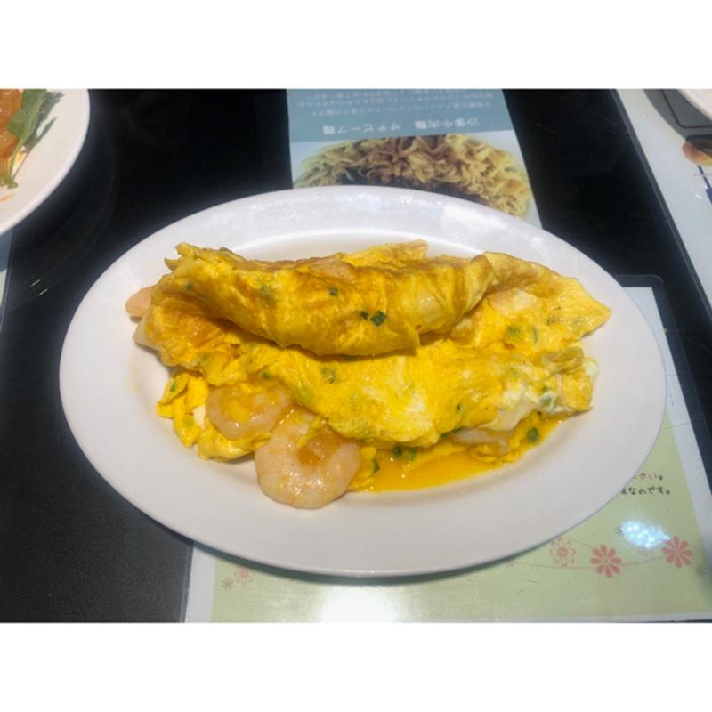 海老の卵炒め(香港贊記茶餐廳飯田橋店(ホンコンチャンキチャチャンテン))