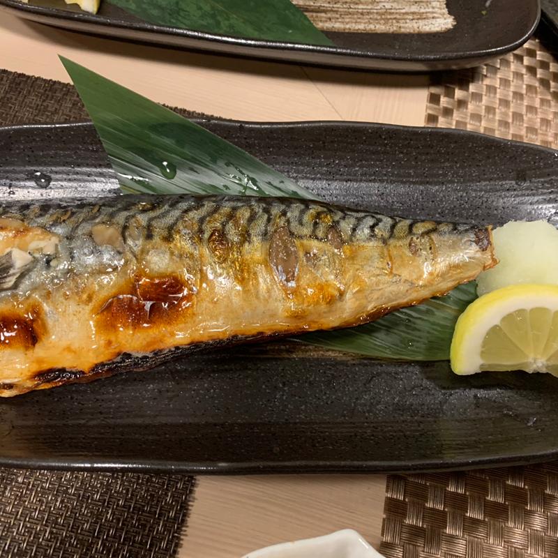 サバの塩焼き(炉端屋 てるてるぼうず)
