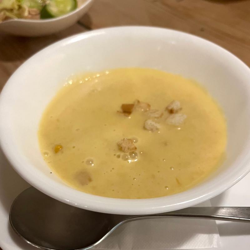 ポタージュクリームスープ(ステーキハウス ペコペコ 蓮田店)