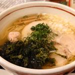 塩ラーメン(自家製麺まつお)