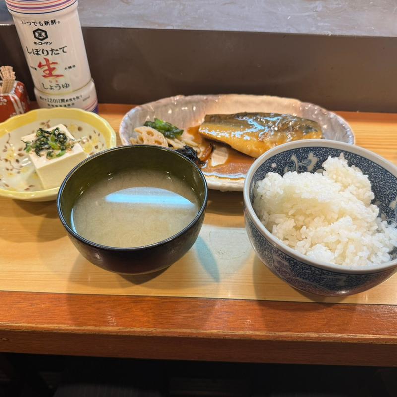 さばの味噌煮(食事処 うしお)