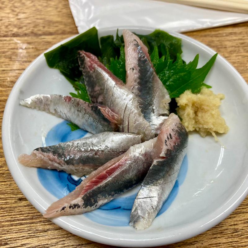イワシ刺身(大衆酒場 かど鈴)