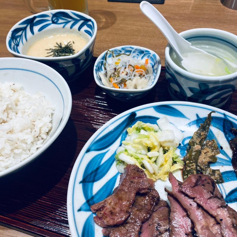 牛たん御膳(仙台 牛たん 青葉 新百合ヶ丘エルミロード店)