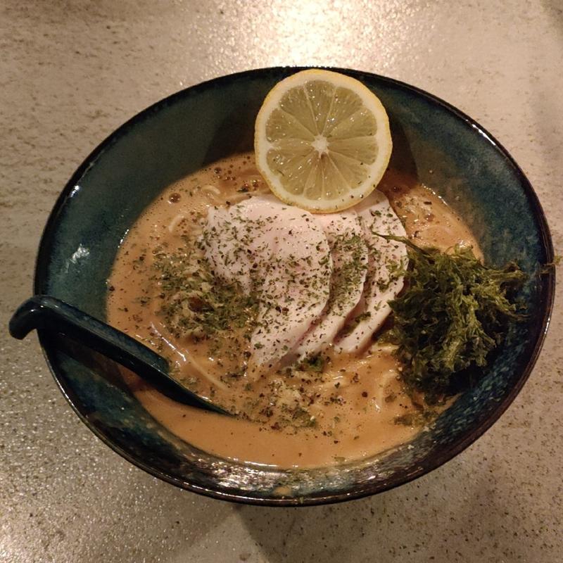 セコガニと甘エビのビスク風(スープ料理タマキハル)