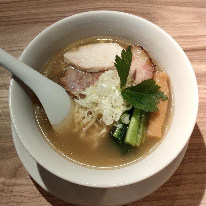 塩そば(太麺)(麺や豊)