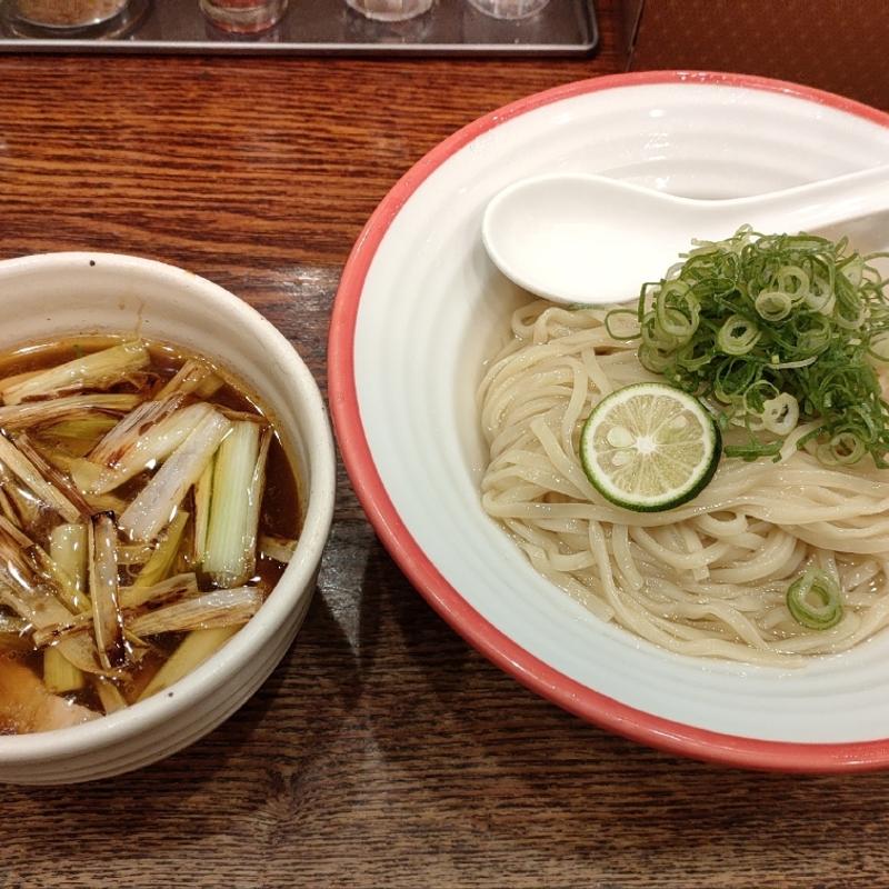 焼きねぎの昆布水つけ麺(麺宿 志いな)