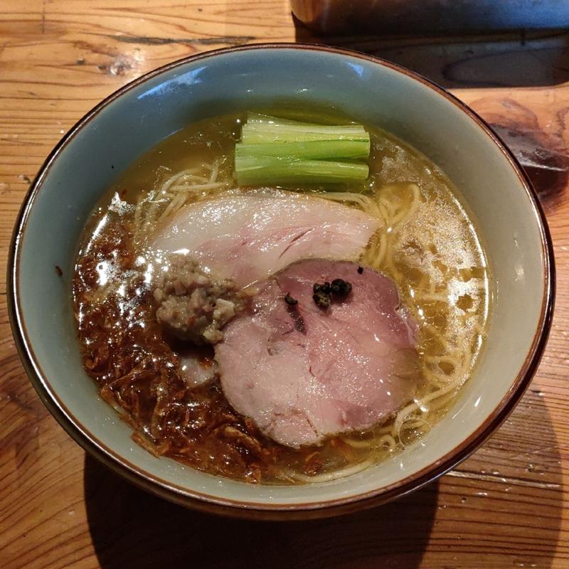 肉出汁と各種素材の重ね中華そば(麺処 図鑑)