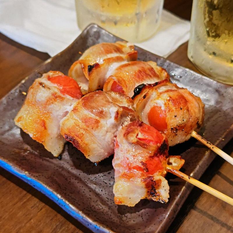 豚バラトマト巻き(鳥清 関内店)