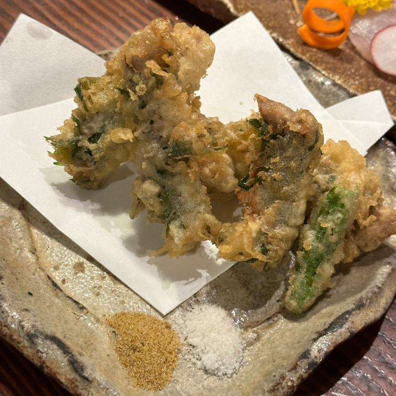 魚の梅肉揚げ(虎丸)