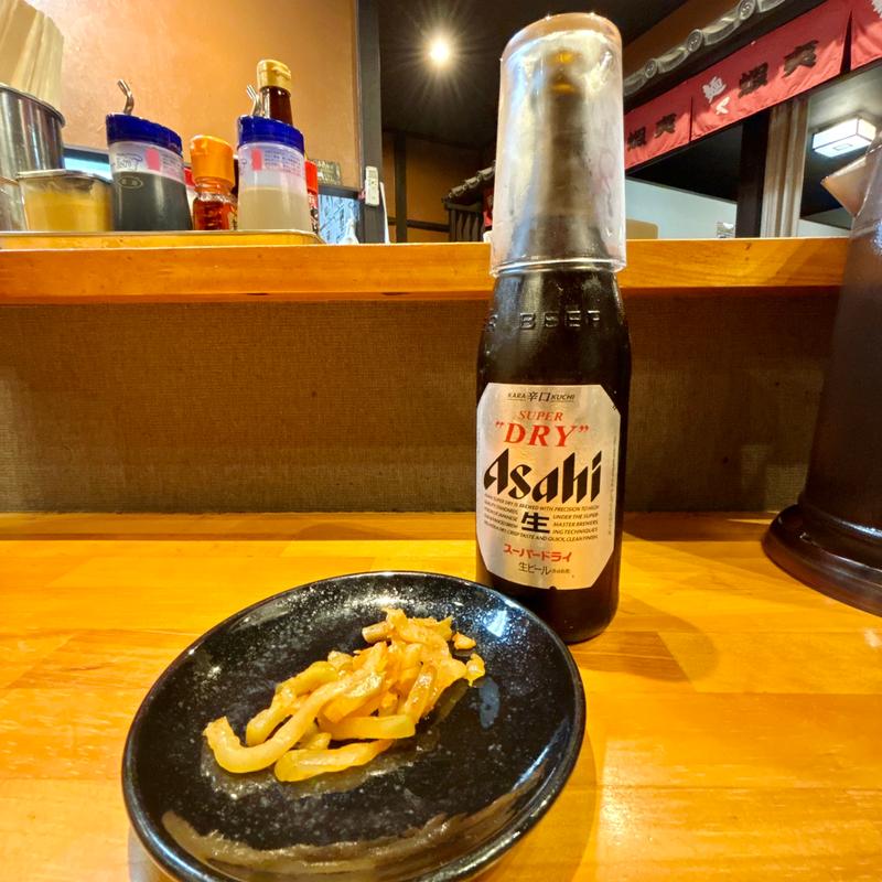 瓶ビール(五代目 麺や蝦夷)