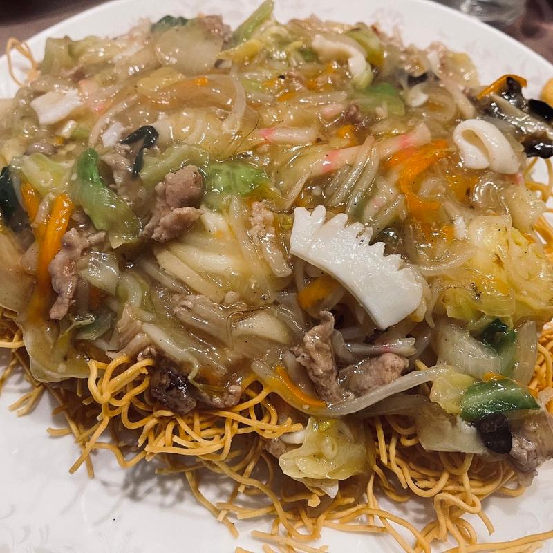 焼ソバ（カタヤキ）(好々亭)