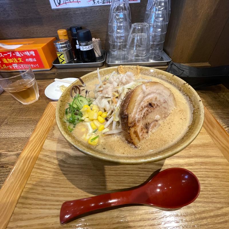 濃厚味噌ラーメン(味噌の達人 光吉店)