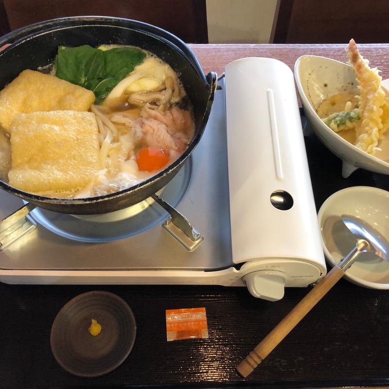 鍋焼き天ぷらうどん(一幸 東越谷店)