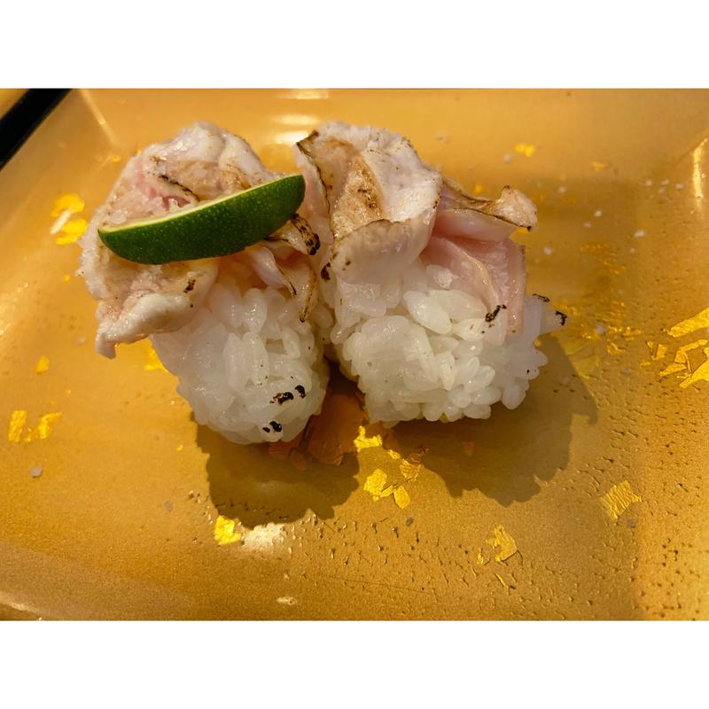 炙り伝助穴子(回転寿司 力丸 JR姫路駅店)