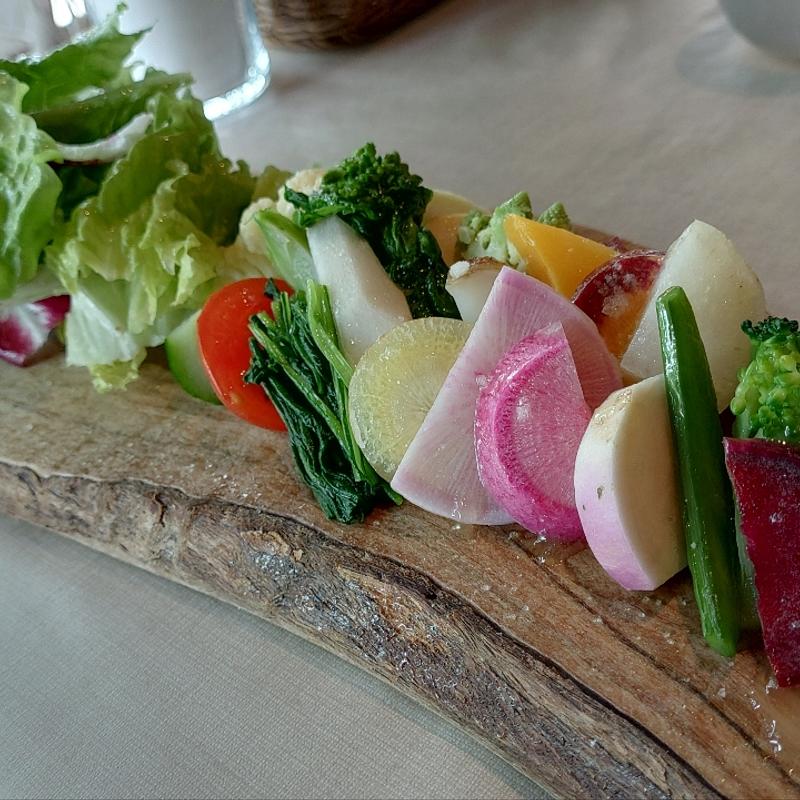近江野菜とお肉のランチ(いろんなお肉と近江野菜バル トラスパレンテ)