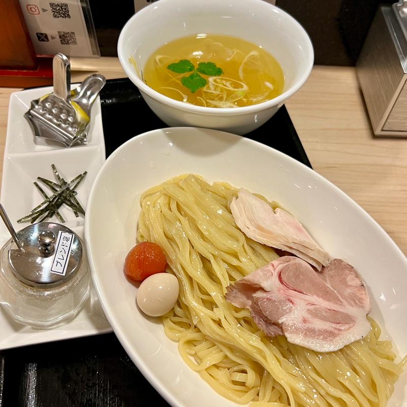 塩つけそば(月光軒)