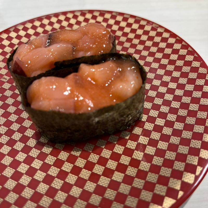 あかいか明太軍艦(魚べい 平岸店)