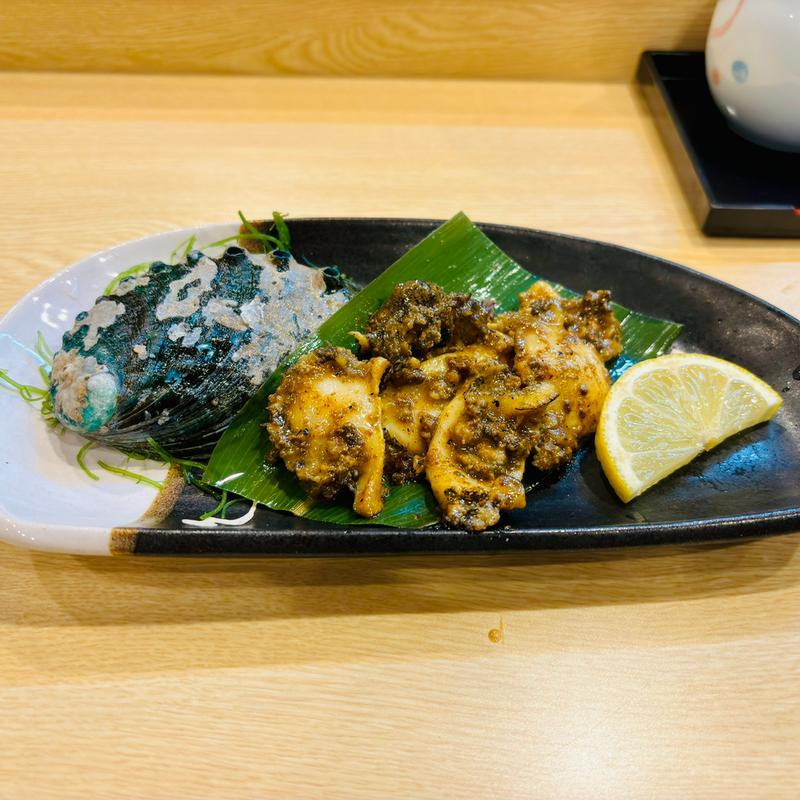 あわびバター焼き(錦寿司)