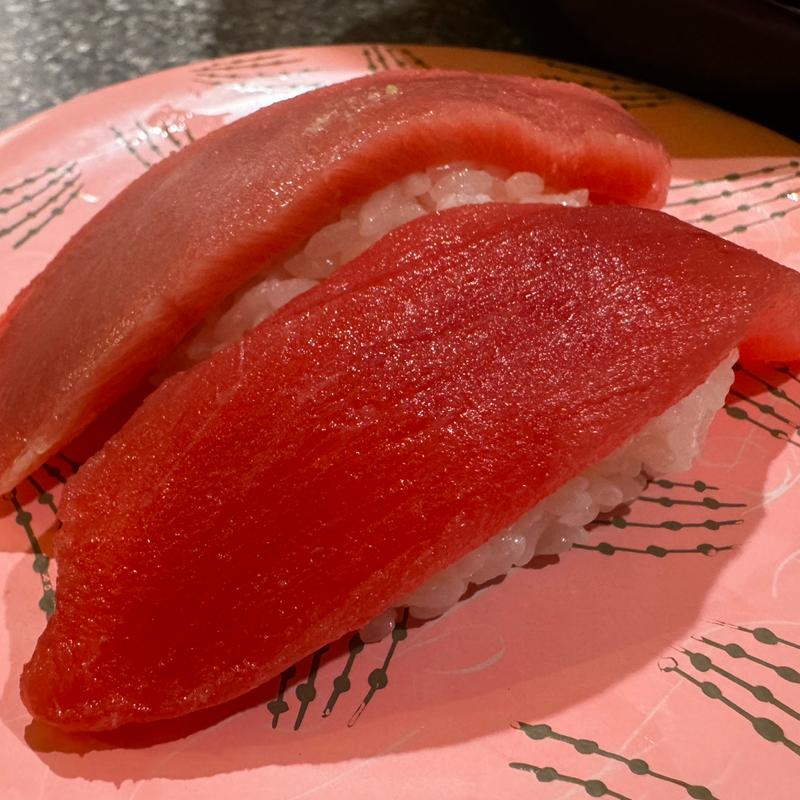 マグロ赤身(回転寿司 根室花まる 南25条店)