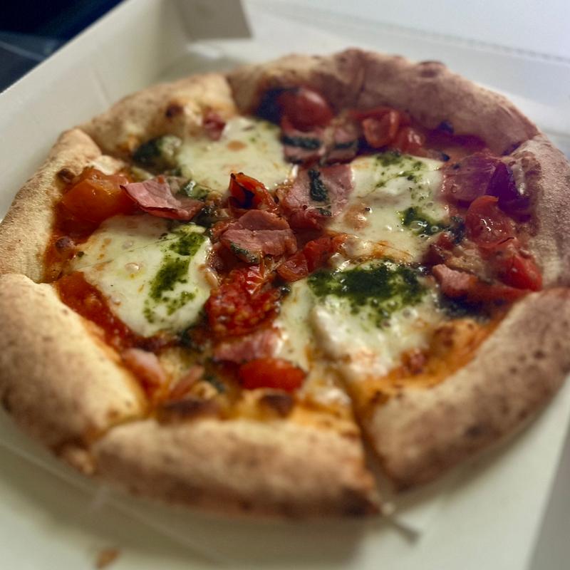 手造りベーコンのマルゲリータPサイズ(ナポリの窯 豊平店 )