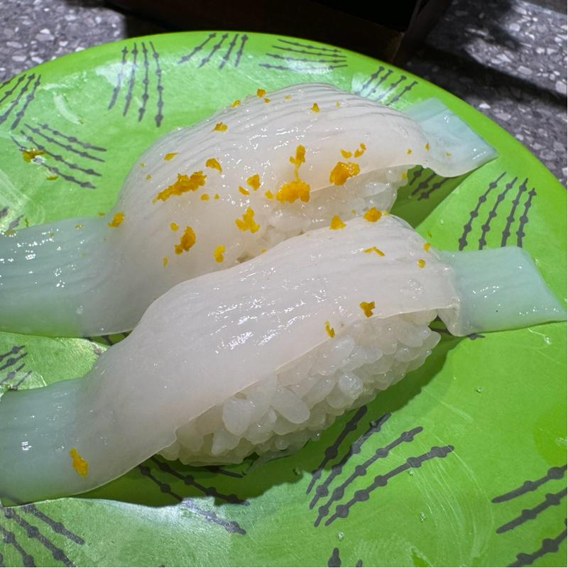 ヤリイカ　ゆず塩(回転寿司 根室花まる 南25条店)