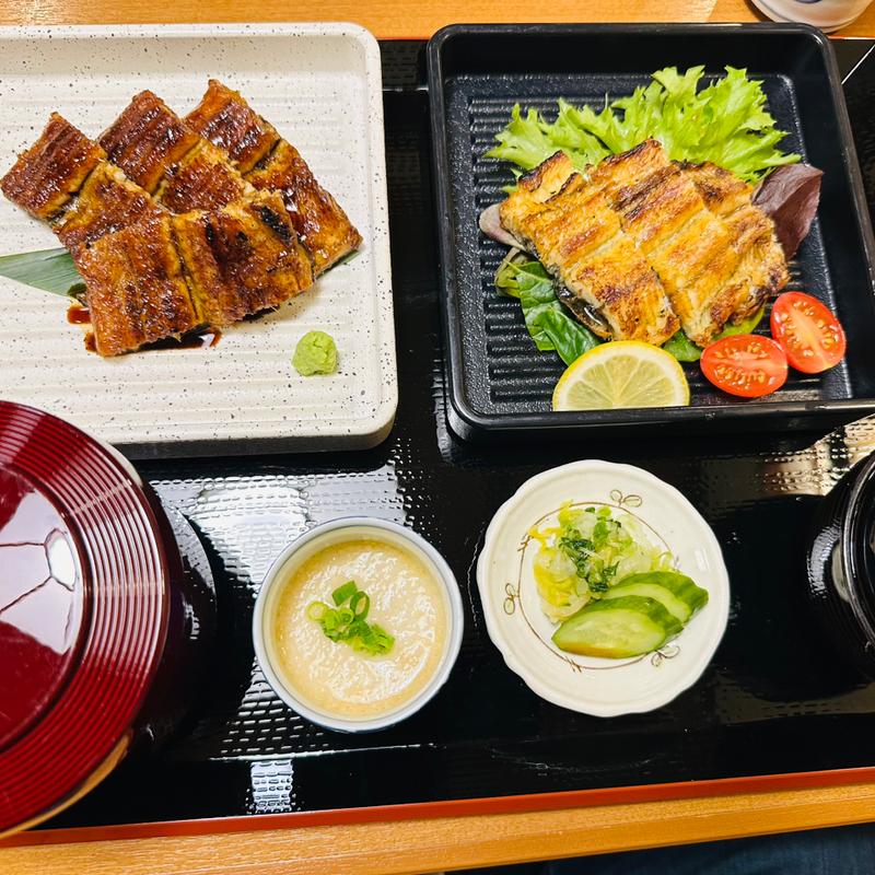 長焼き定食(うなぎの新甫)