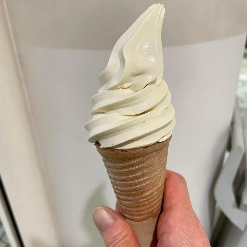 栗ソフトクリーム(物産館 水の上の市場)