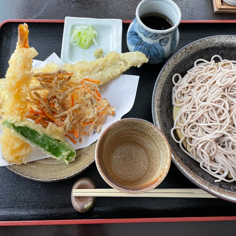 あなご天ぷら盛合せランチ(花見月 (はなみづき))