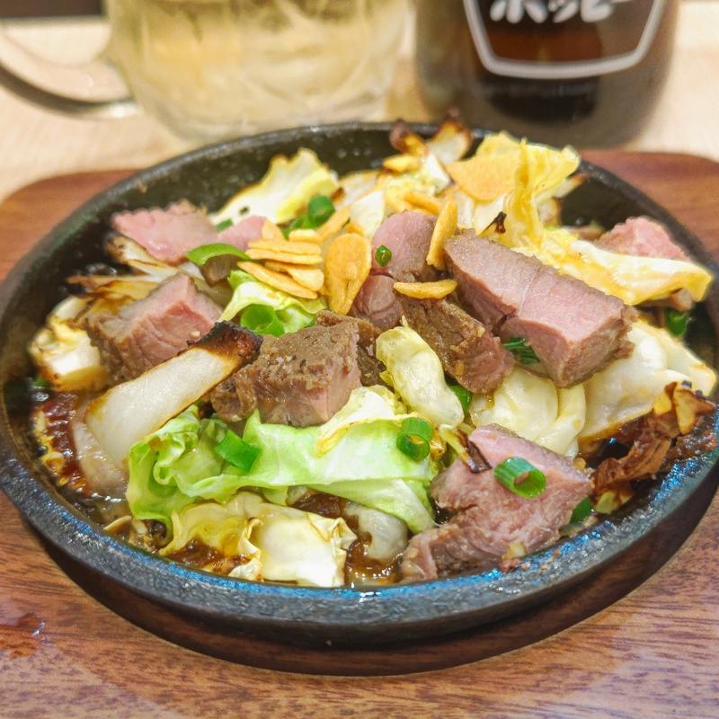 鉄板肉野菜(ビーフキッチンスタンド横浜ドリームランド店)