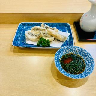 サヨリ天ぷら(錦寿司)