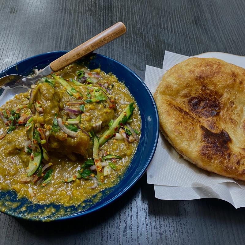 ビーフハリーム+パロタセット(サルシーナハラルフーズ)