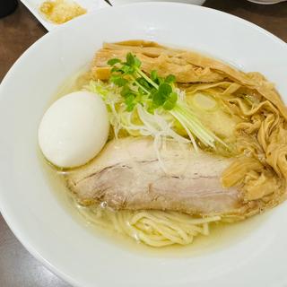 鶏塩拉麺＋訳あり玉子＋メンマ(麺屋 心羽)
