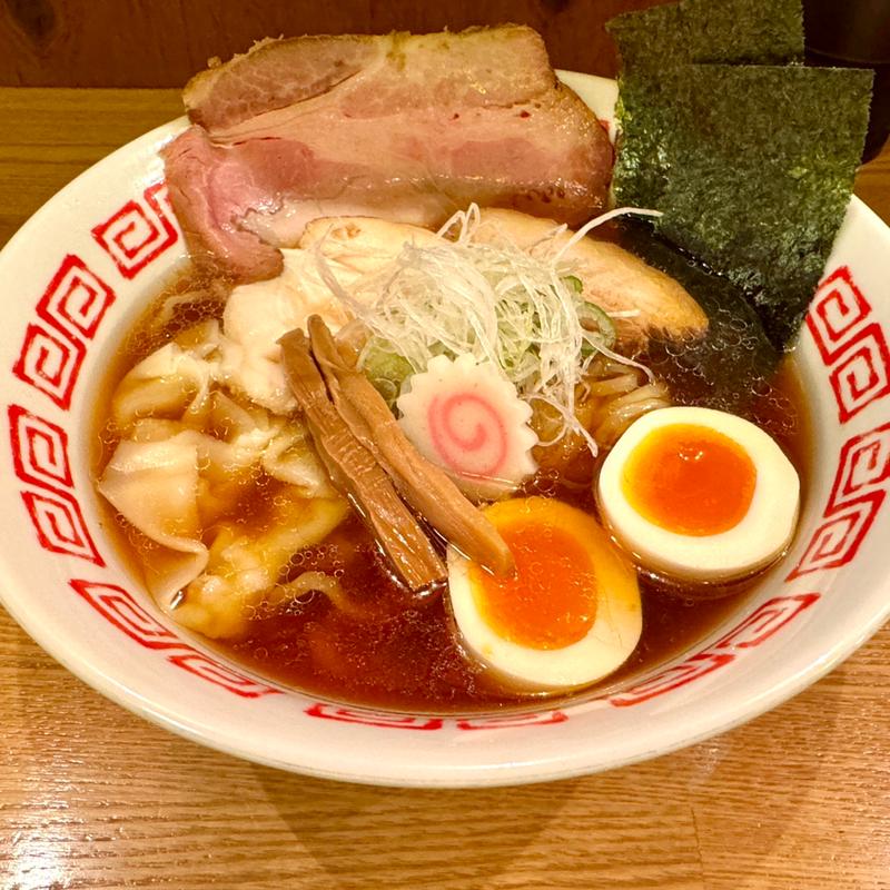 特製平打麺醤油そば(鶴松富士)