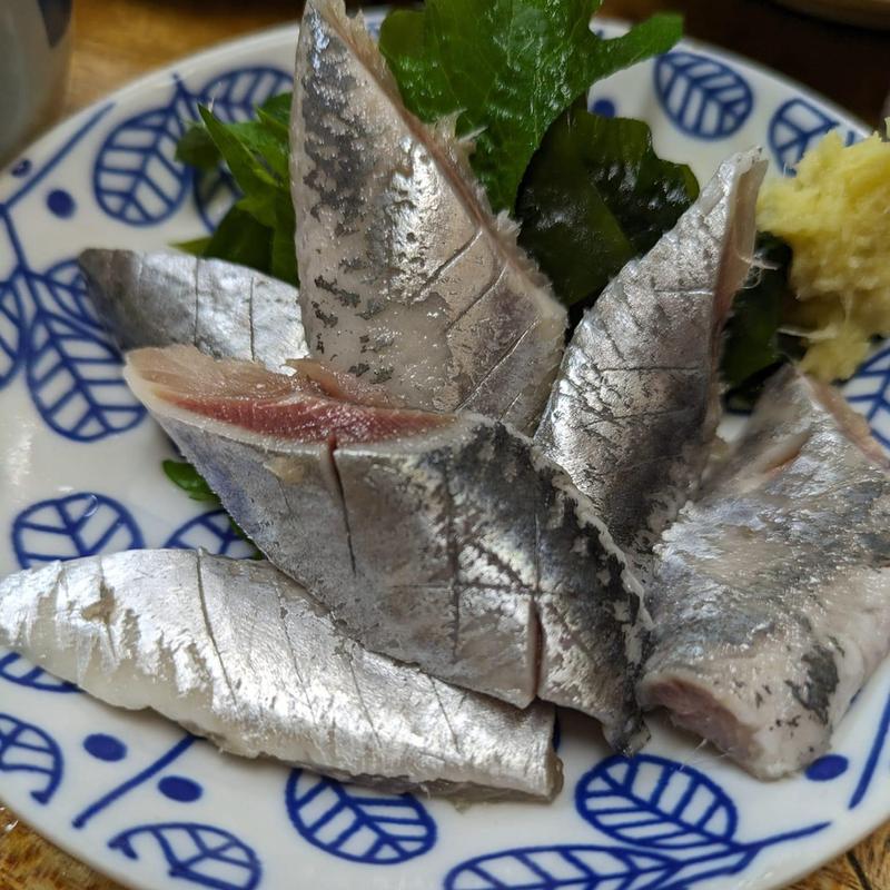 イワシ刺(大衆酒場 増やま)