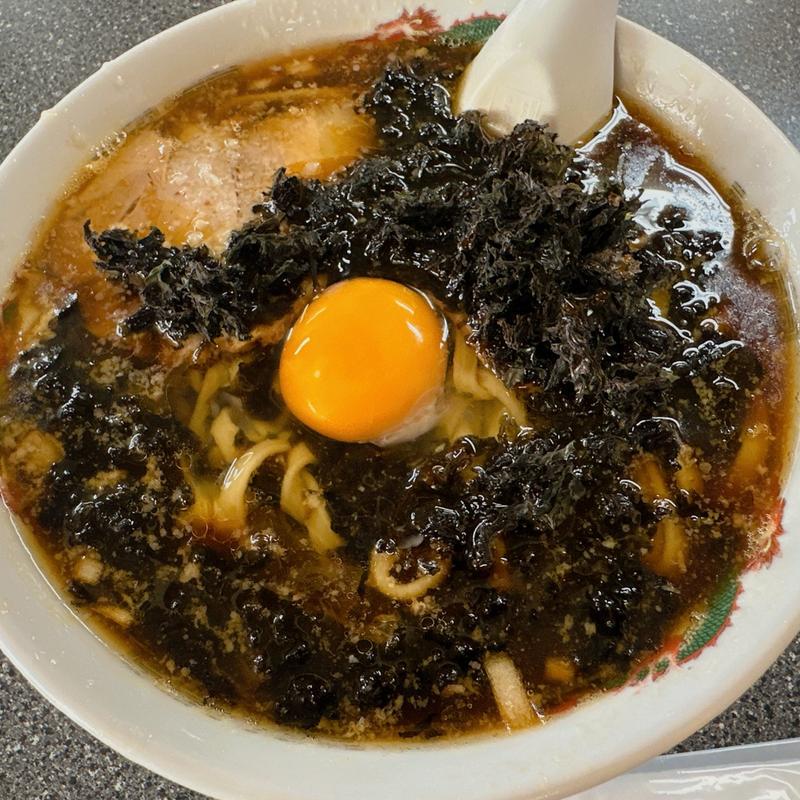 岩のり月見中華そば(龍華亭 )