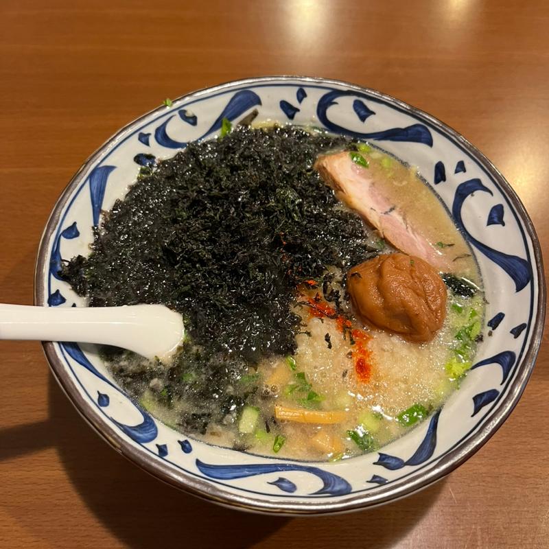みぞれのりラーメン(がんこやラーメン)