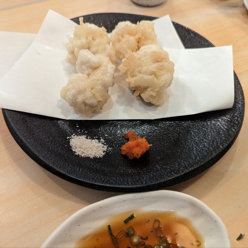 白子の天ぷら(にしんば)