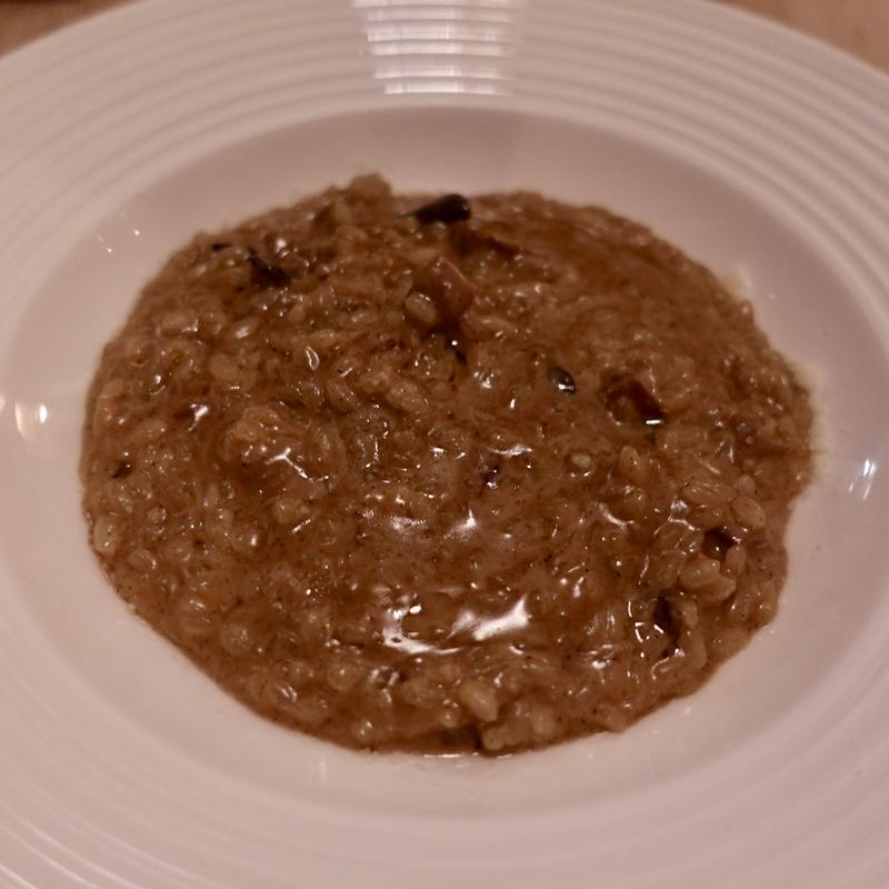 ポルチーニ茸のリゾット(クルベル・キャン)