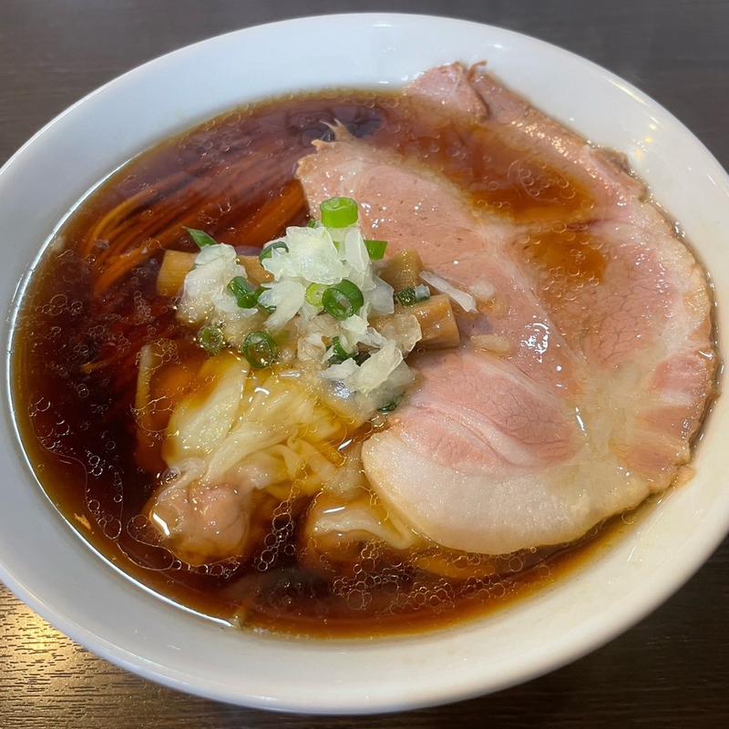 ワンタン醤油そば(中華そばイデタ)