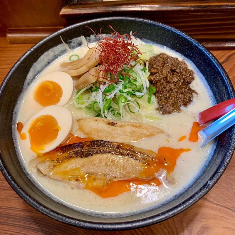 千功成の大吟醸酒粕味噌らーめん(麺処若武者)