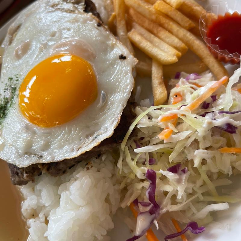 ロコモコハンバーグ(富士家 泊本店 （ふじや）)