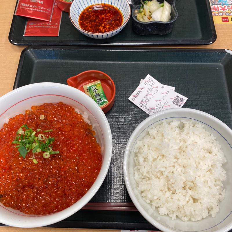 いくら丼(なか卯 千葉富士見店 )