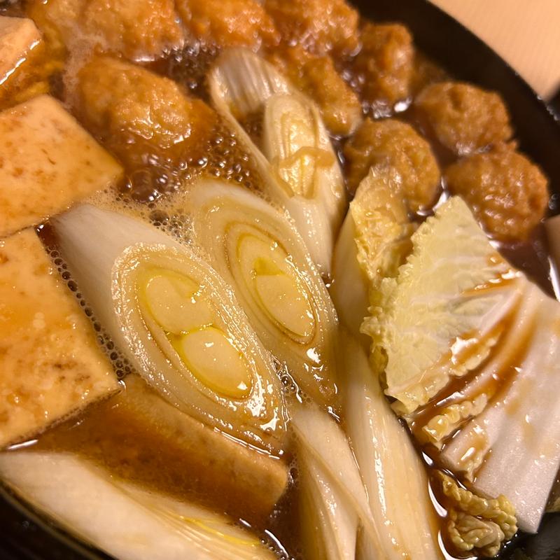 鶏すき(鳥つね湯島天神前店)