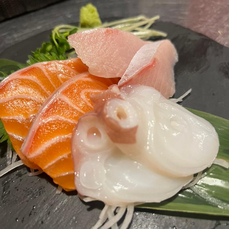 刺し身3種(ほっこり串焼酒場 あし跡)