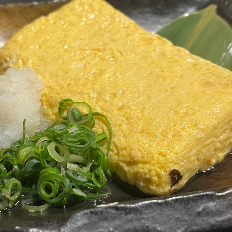 だし巻き玉子(ほっこり串焼酒場 あし跡)