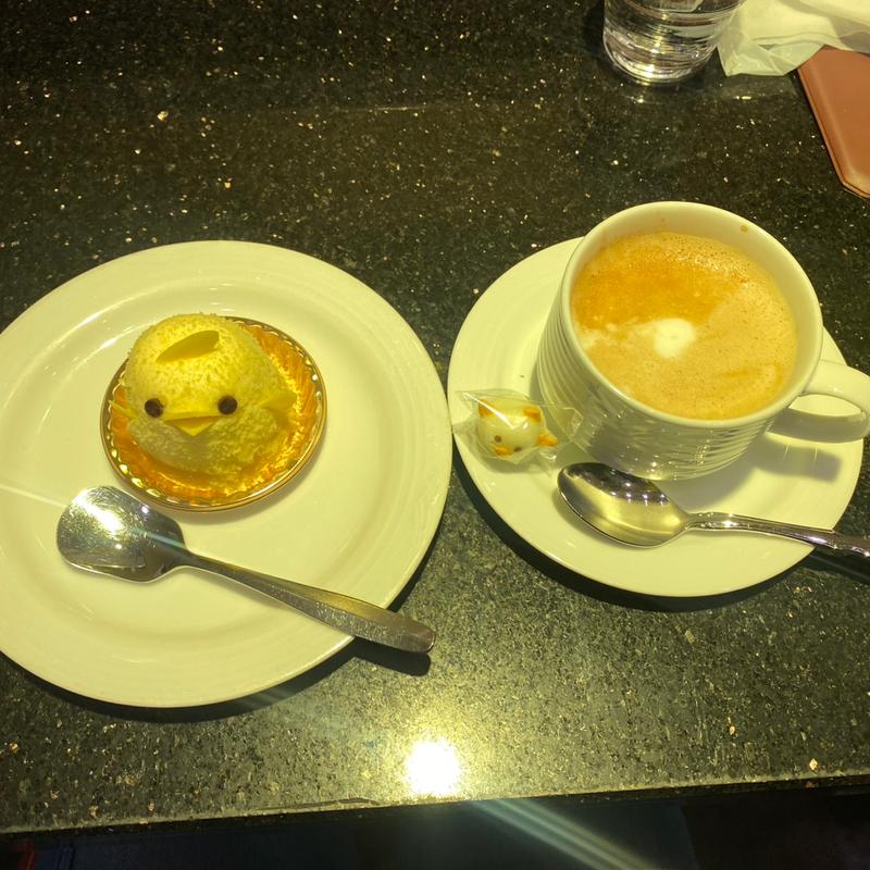 ぴよりんセット (ぴよりんシュガー付)(カフェ・ジャンシアーヌ)