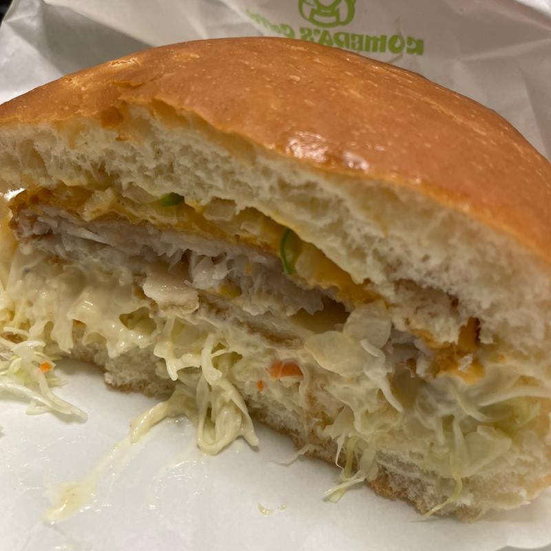 フライドフッシュバーガー(コメダ珈琲)